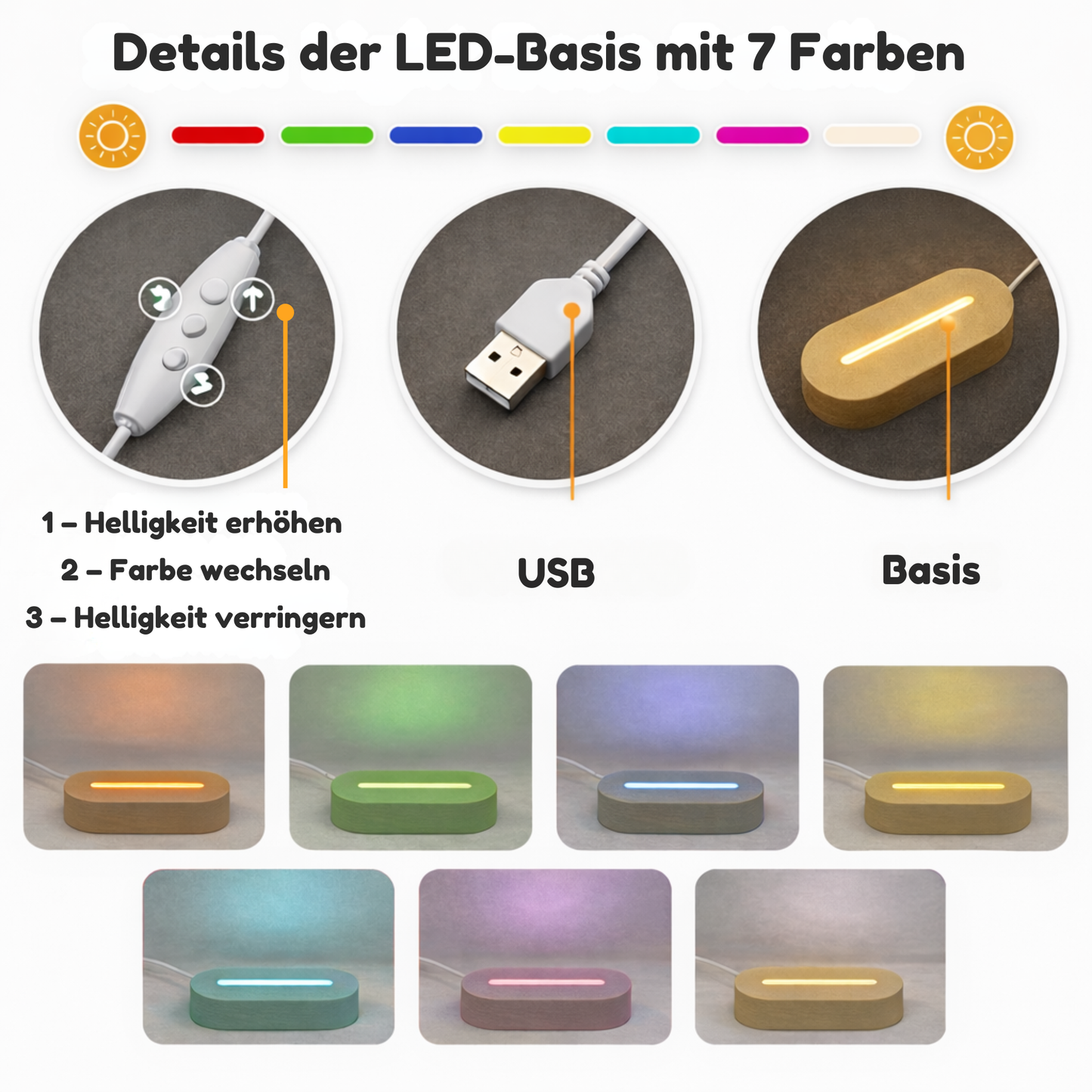 Personalisierte leuchtende Pfote